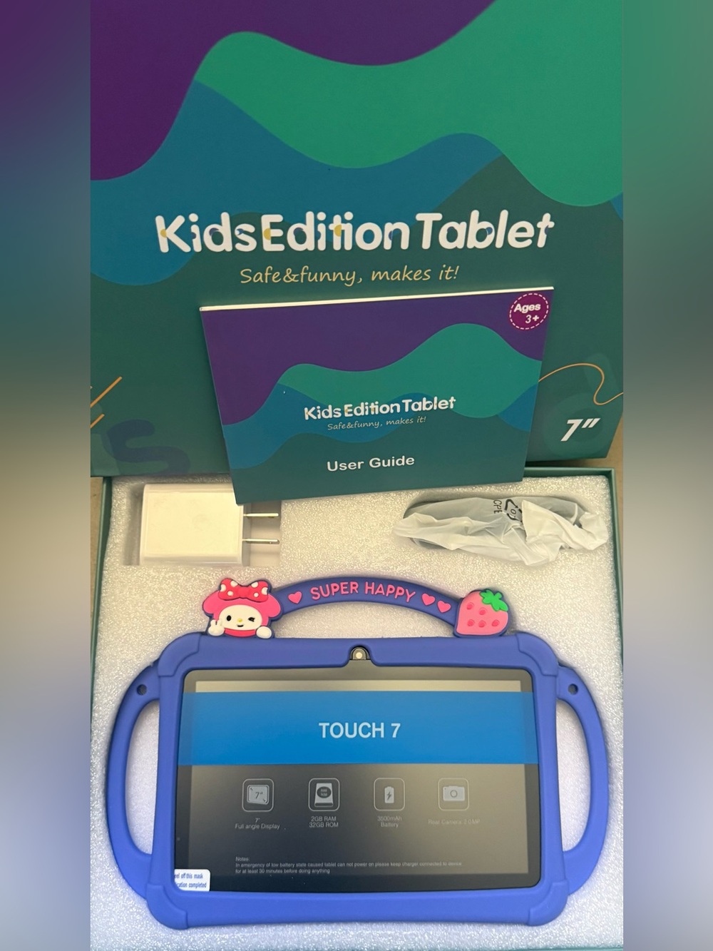 Amazon Kids Edition Tablet - Purple with Pink Accents